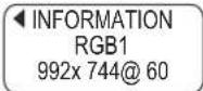 HITACHI CP-X251UF - INPUT Menu (continued) - 4