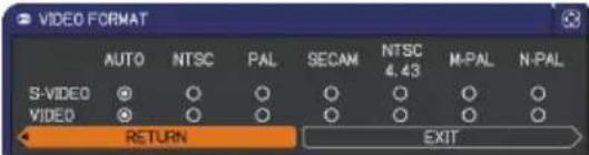 HITACHI CP-X3010N - INPUT menu - 2