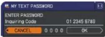 HITACHI CP-X3010N - If you have forgotten your password - 5