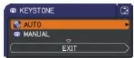 HITACHI CP-X3010N - Correcting the keystone distortions - 1