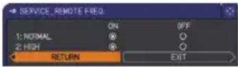 HITACHI CP-X3010N - OPTION menu - 6