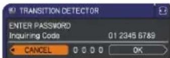 HITACHI CP-X3010N - Turning off the TRANSITION DETECTOR - 1