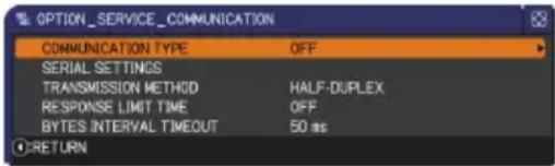 HITACHI CP-X3010N - OPTION menu - 7