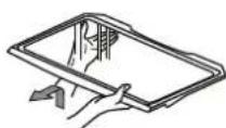 HITACHI R-VG475PT5 - Adjusting the shelves. - 1