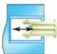 HITACHI R-550ET3X - EASY, CHANGEABLE SHELF SUPPORT - 1