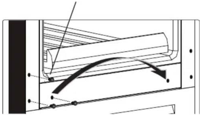 HOOVER HWCB 15 UKBM - Reversing The Door Of Your Wine Cooler - 7