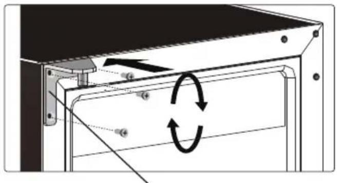HOOVER HWCB 15 UKSSM - Reversing The Door Of Your Wine Cooler - 8