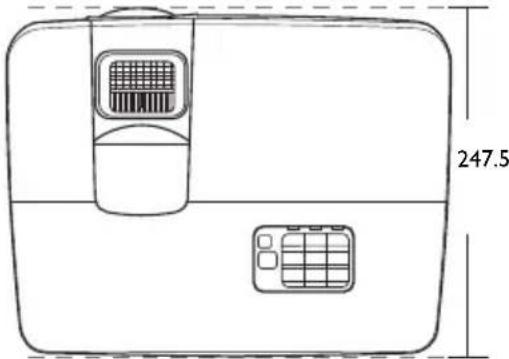 BENQ TH682ST9H - Dimensions - 1