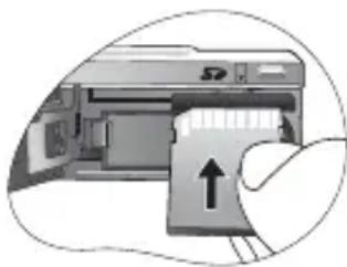BENQ DC E521 - Inserting and Removing an SD Memory Card - 1