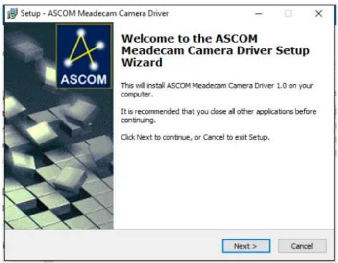 MEADE LPI-GC - ✨ Installing the ASCOM drivers - 2