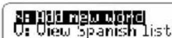 FRANKLIN BES-840R - ▶ Adding Words - 1
