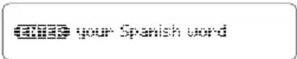 your Spanish word
