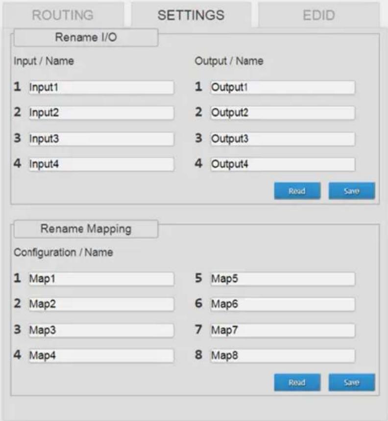 Siig CE-H24W11-S1 - Rename I/O, Mapping Tab - 2