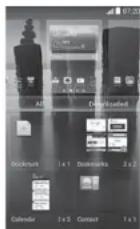 ALCATEL OneTouch Evolve 2 - Accessing widgets menu - 1