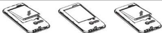 ALCATEL OneTouch Evolve 2 - Installing or removing battery - 1