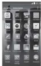 ALCATEL OneTouch Evolve 2 - Accessing applications menu - 1