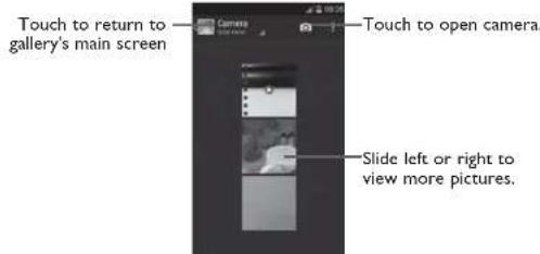ALCATEL OneTouch Evolve 2 - To view a picture/play a video - 1