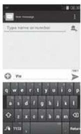 ALCATEL OneTouch Evolve 2 - Sending a text message - 1