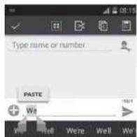 ALCATEL OneTouch Evolve 2 - Text editing - 1