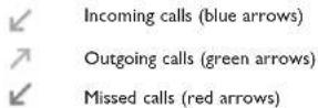 ALCATEL OneTouch Evolve 2 - Call history log - 1