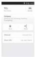 ALCATEL OneTouch Evolve 2 - How to star (or unstar) a location - 1