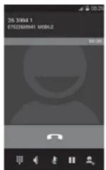 ALCATEL OneTouch Evolve 2 - During a call - 1