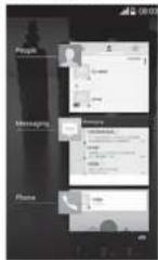 ALCATEL OneTouch Evolve 2 - Recently-used applications - 1