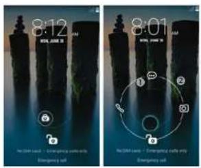 ALCATEL OneTouch Evolve 2 - To unlock phone screen - 1