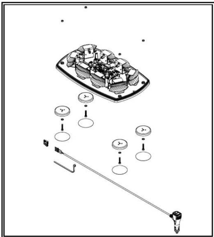 Epcom X5580AA - Magnet Mount Installation for 5500 Series: - 1