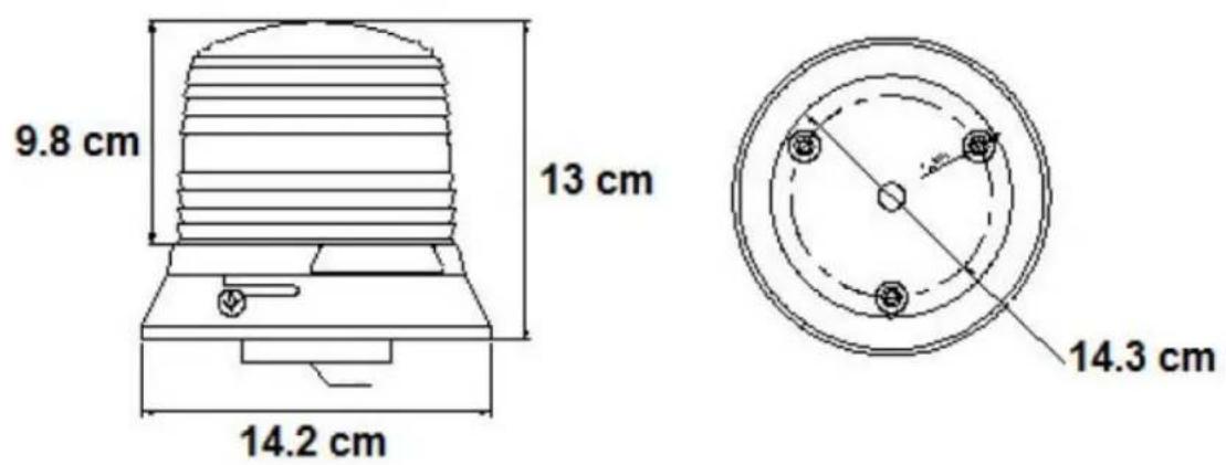 Epcom X905-B - Dimensions - 1