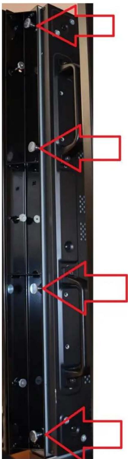 NEC MTS-55L-BASE - Steps how to install Z-Brackets on video wall - 8