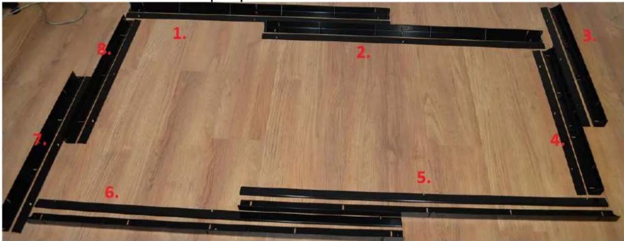 NEC MTS-55L-BASE - Steps how to install Z-Brackets on video wall - 3