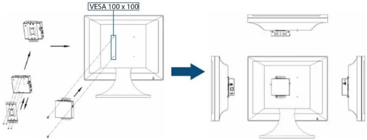 Intellinet 208338 - VESA Mounting - 1