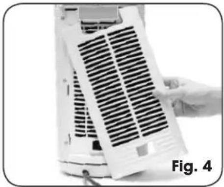 Kambrook KCE460 - Cleaning the filter - 1