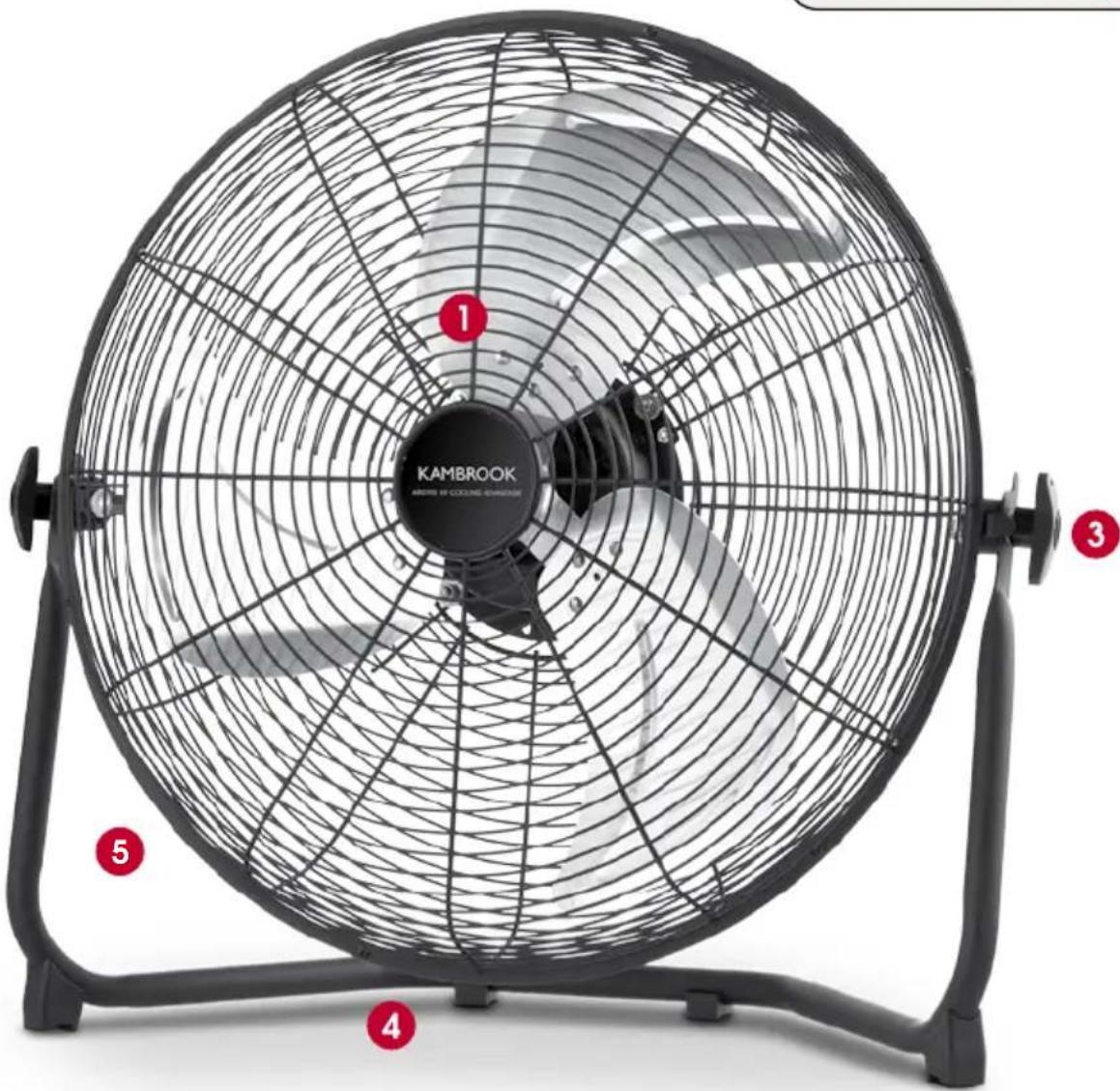 KAMBROOK AIRBING BY COOLING GROUND 1 3 5 4