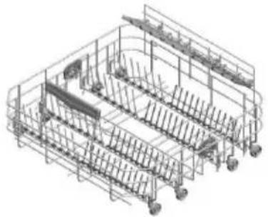 SMEG DWA6D15X - LOWER BASKET - 1