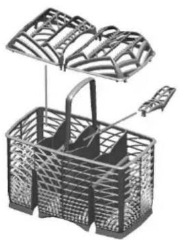 SMEG DWA6D15X - CUTLERY BASKET - 1
