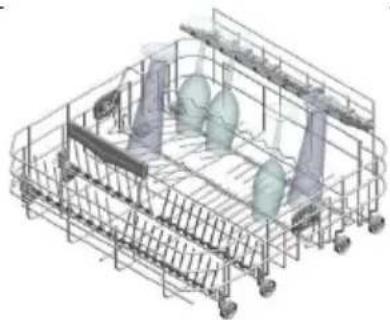 SMEG DWA6D15X - LOWER BASKET - 6