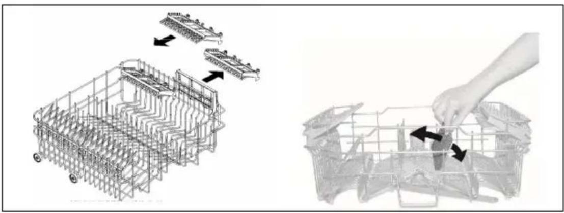 SMEG DWA6D15X - LOADING THE UPPER BASKET - 4
