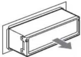 SONY CDX-GT255 - Remove the unit. - 3
