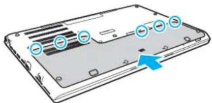 SONY Vaio VPCSE17GA - To install the battery pack - 4