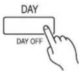 FUJITSU ARTG12LLLB - To set the DAY OFF (for a holiday) - 2