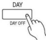FUJITSU ARTG12LLLB - To set the DAY OFF (for a holiday) - 3