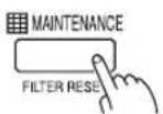 FUJITSU ARTG12LLLB - Filter indicator Reset (A special setting) - 1