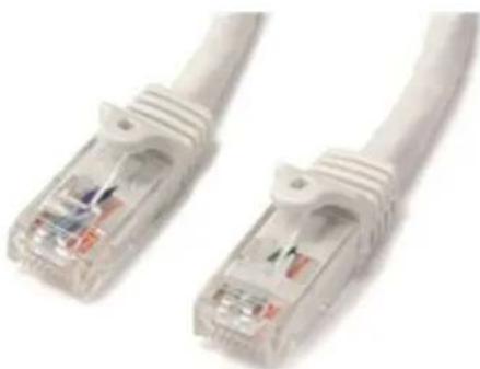 StarTech.com N6PATC3MWH - 3m White Gigabit Snagless RJ45 UTP Cat6 Patch Cable - 3 m Patch Cord - 1