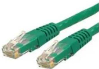 StarTech.com C6PATCH2GN - ft Cat 6 Green Molded RJ45 UTP Gigabit Cat6 Patch Cable - 2ft Patch Cord - 1