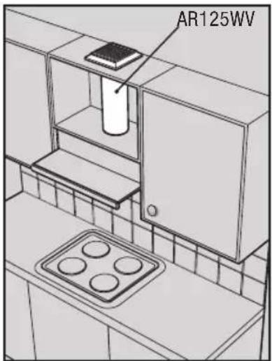WESTINGHOUSE WRH608IK - DUCTED RECIRCULATING INSTALLATION - 1