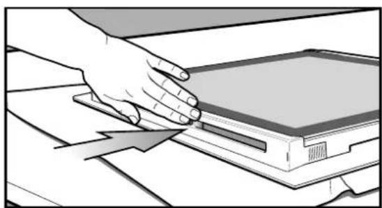 WESTINGHOUSE WVEP618W - Re-assembling the top door trim - 2