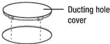 Ducting hole cover