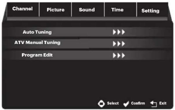 THOMSON 50TM5090 - Channel Setting (Use for TV) - 1